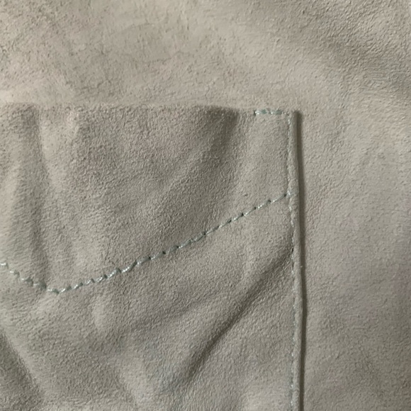 SEE by Chloe Vintage Suede Long Sleeve Shirt - Picture 3 of 5